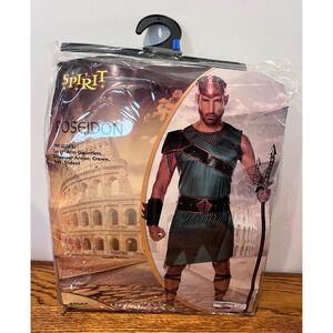 Spirit Halloween Poseidon‎ Costume Adult XLarge Greek God